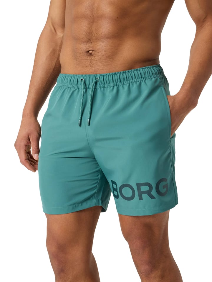 Björn Borg Men's Borg Swim Shorts Blue Spruce Björn Borg