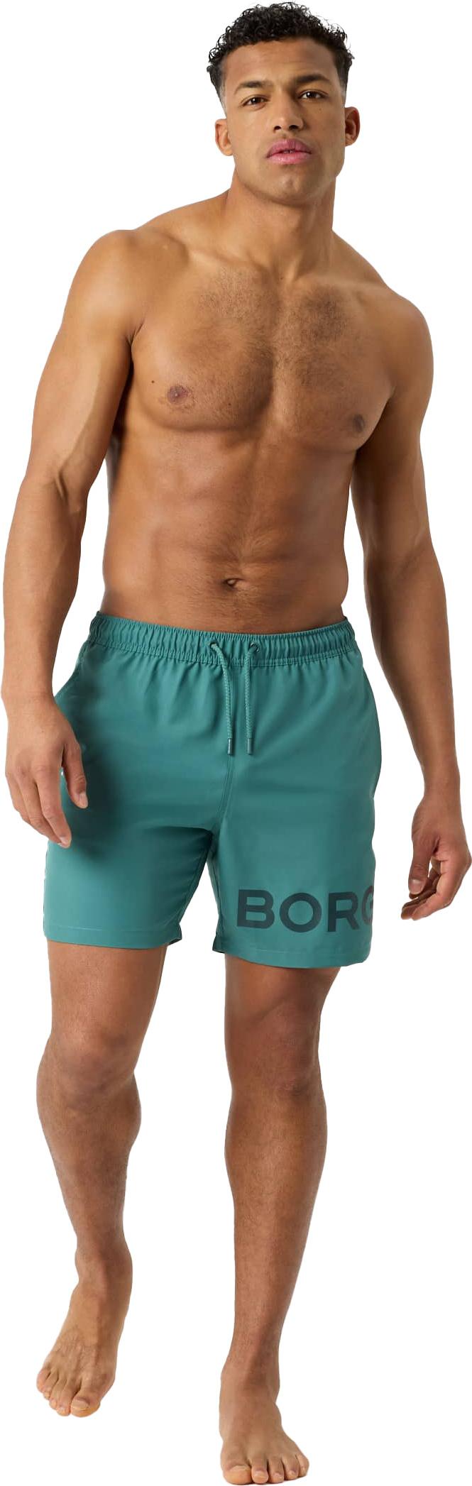 Björn Borg Men's Borg Swim Shorts Blue Spruce Björn Borg