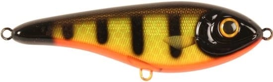 Strike Pro Strike Pro Buster Jerk 75g Black Okoboji Perch Strike Pro