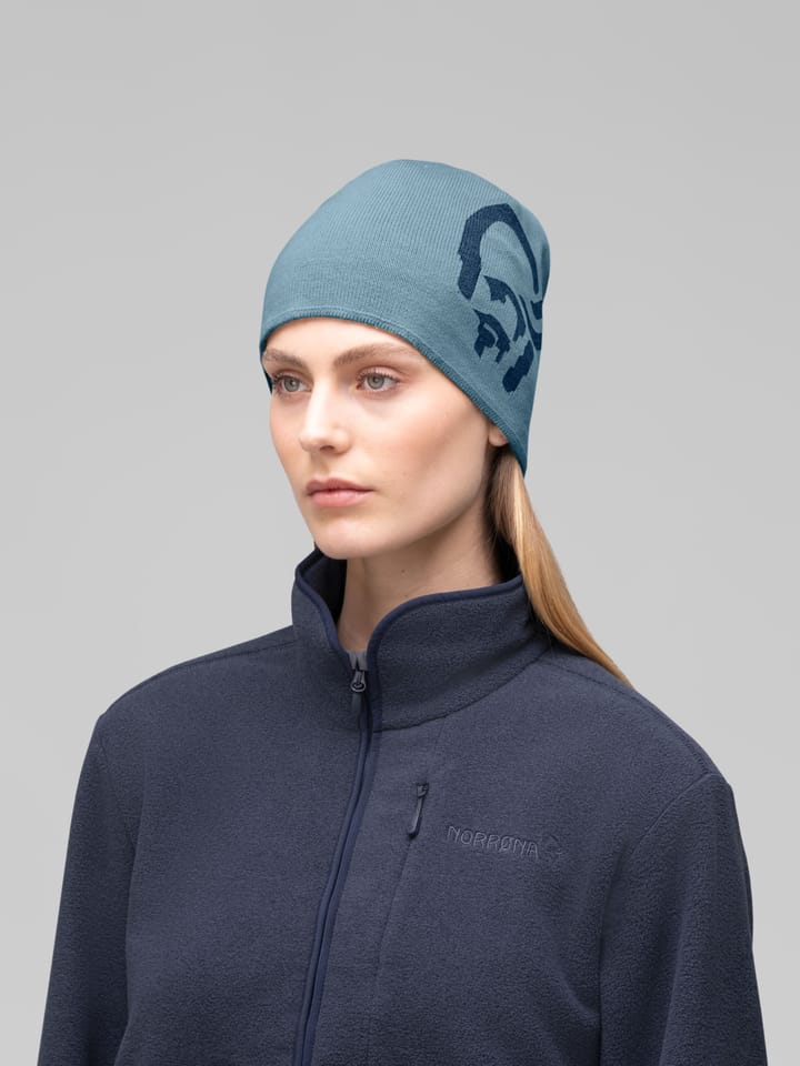 Norrøna /29 Mid Cotton Logo Beanie Trooper Norrøna
