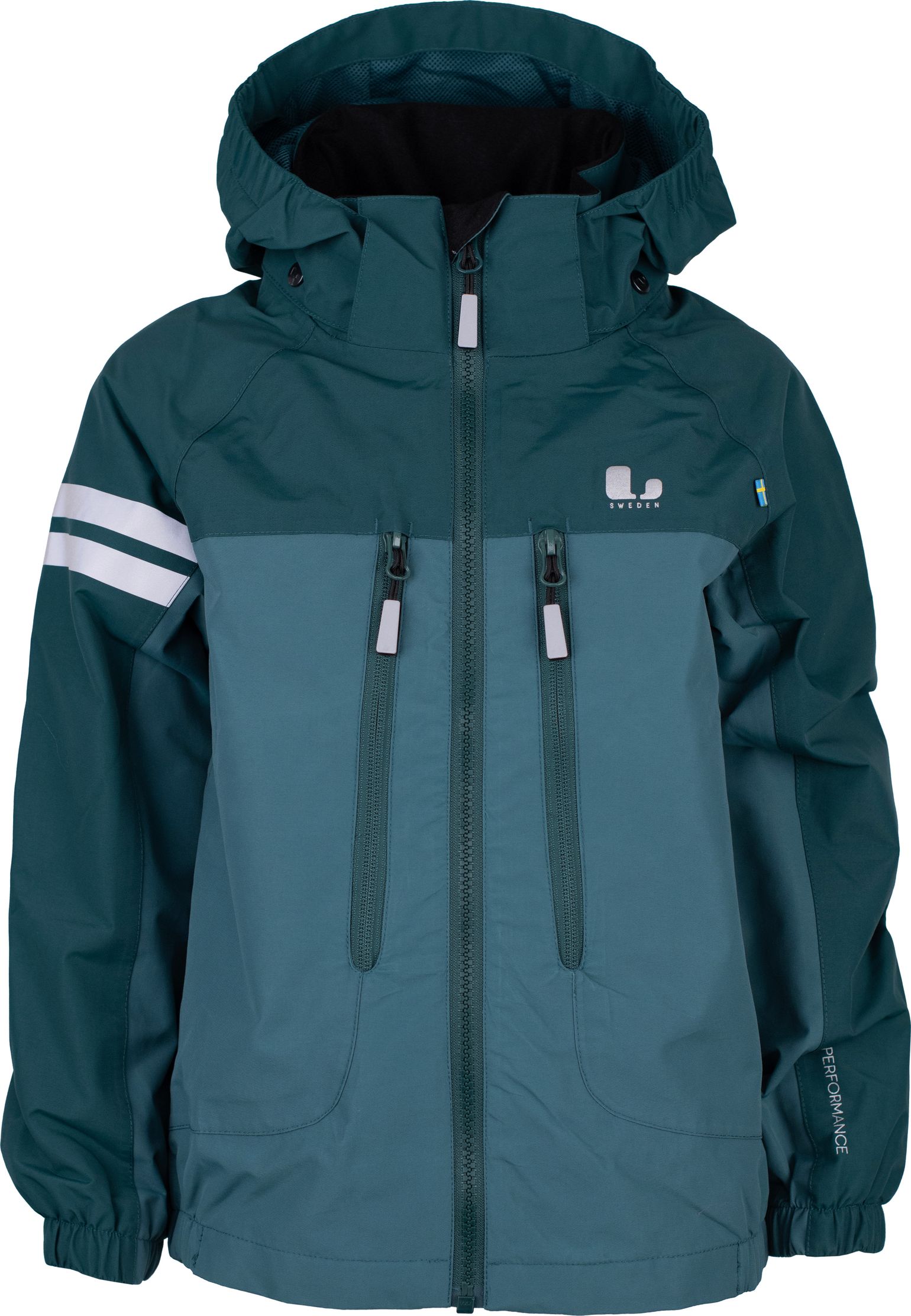 Lindberg Kids' Lingbo Shell Jacket Lagoon/green