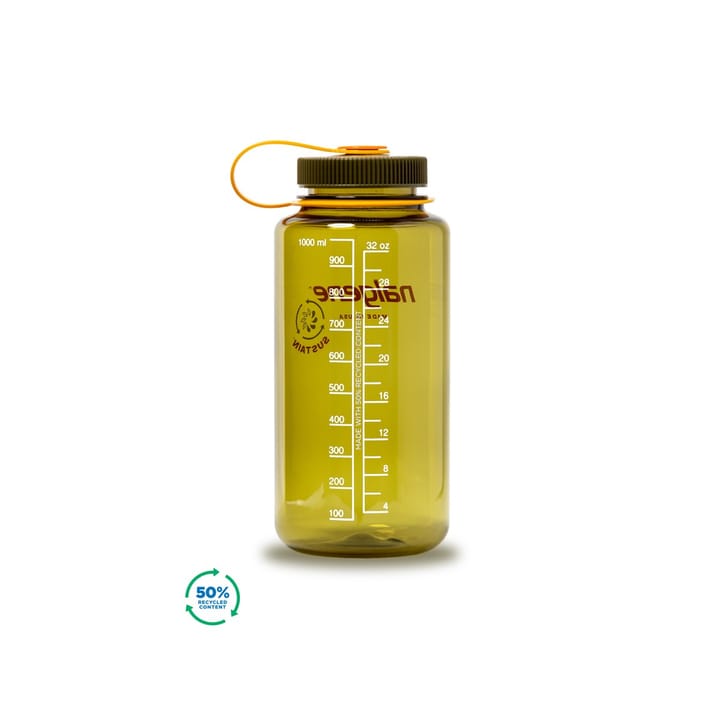 Nalgene 1L Wide Mouth Sustain Olive Nalgene Nalgene 1L Wide Mouth Sustain Olive Nalgene