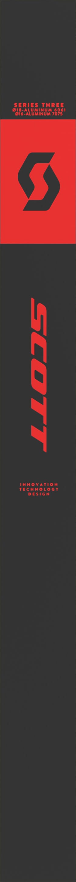 Scott Aluguide Pole Black/Red Scott