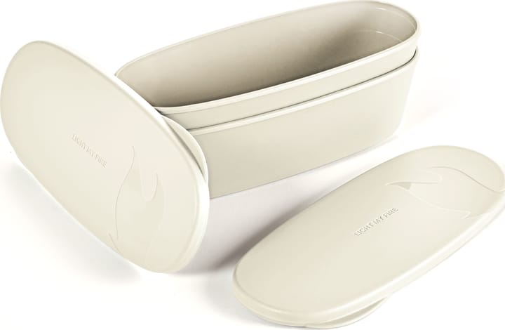 Light My Fire Snapbox Oval 2-Pack Cream Light My Fire