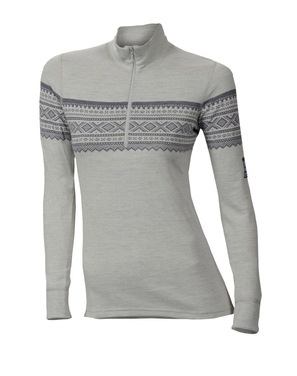 Aclima Women's DesignWool Marius Mockneck Gråfjell