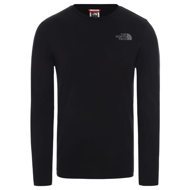 The North Face M L/S Easy Tee - EU TNF Black/Zinc Grey The North Face