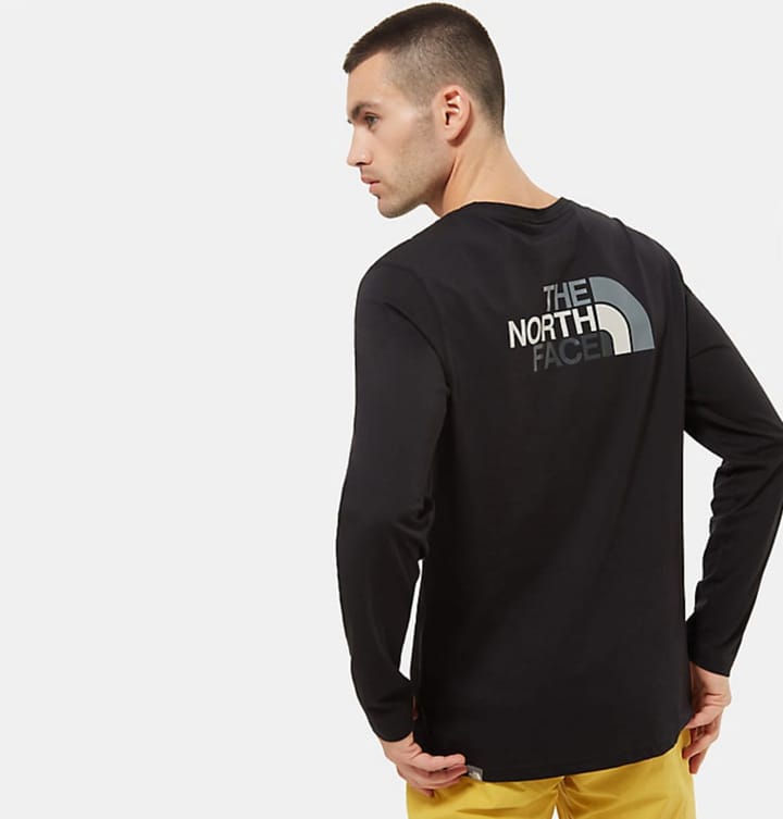 The North Face M L/S Easy Tee - EU TNF Black/Zinc Grey The North Face