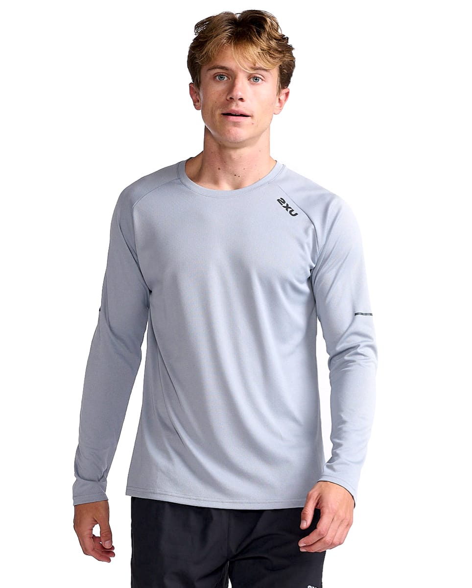 2XU Aero L/S WEATHERVANE/BLACK REFLECTIVE