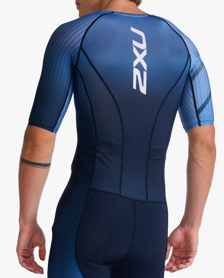 2XU M Aero Sleeved Trisuit Midnight/White 2XU 2XU M Aero Sleeved Trisuit Midnight/White 2XU