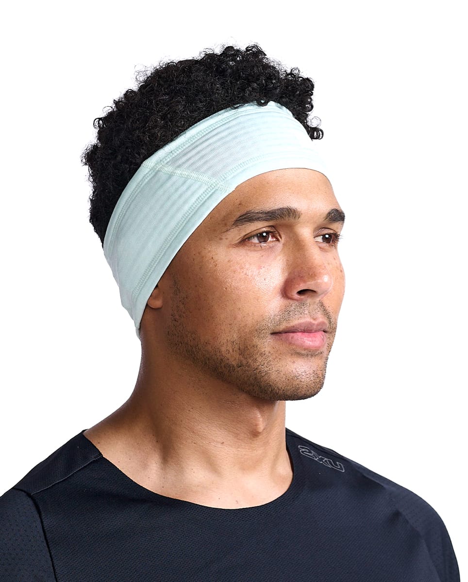 2XU M Ignition Headband Glacier/White Reflective