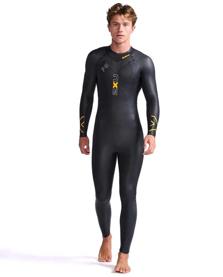 2XU Men's P:1 Propel Wetsuit BLACK/AMBITION 2XU