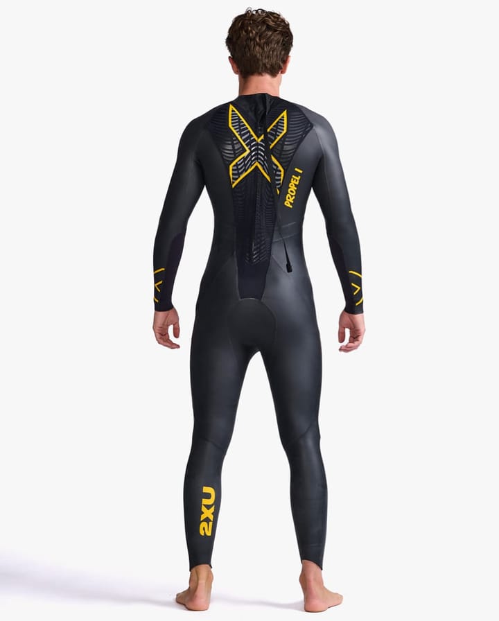 2XU Men's P:1 Propel Wetsuit BLACK/AMBITION 2XU