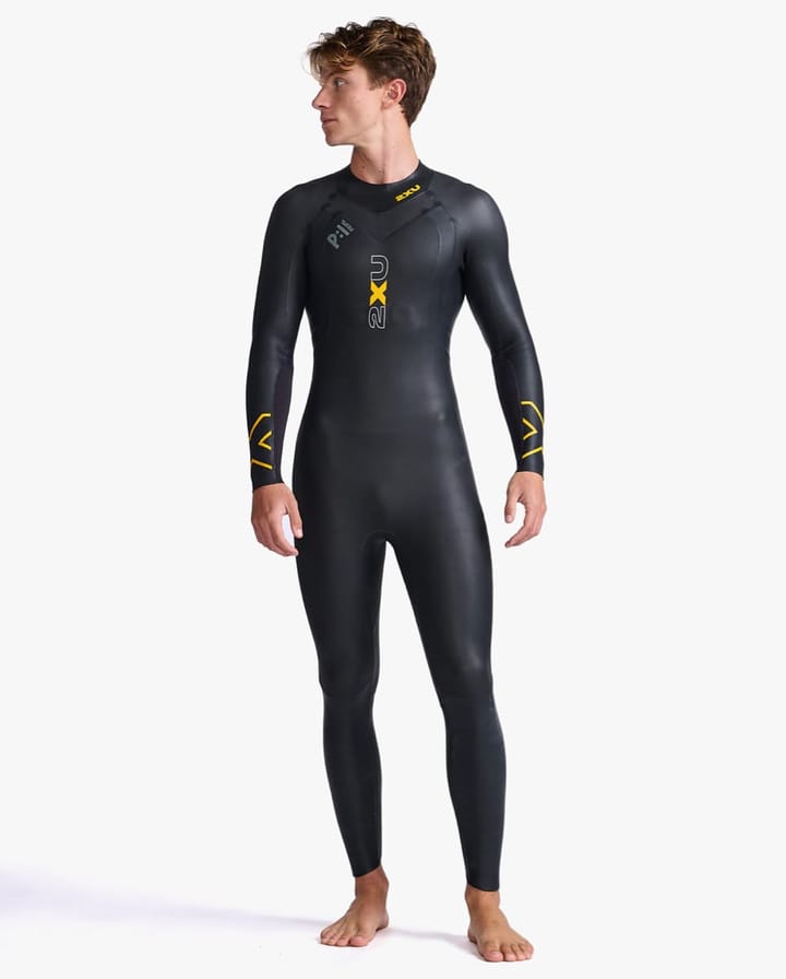 2XU Men's P:1 Propel Wetsuit BLACK/AMBITION 2XU