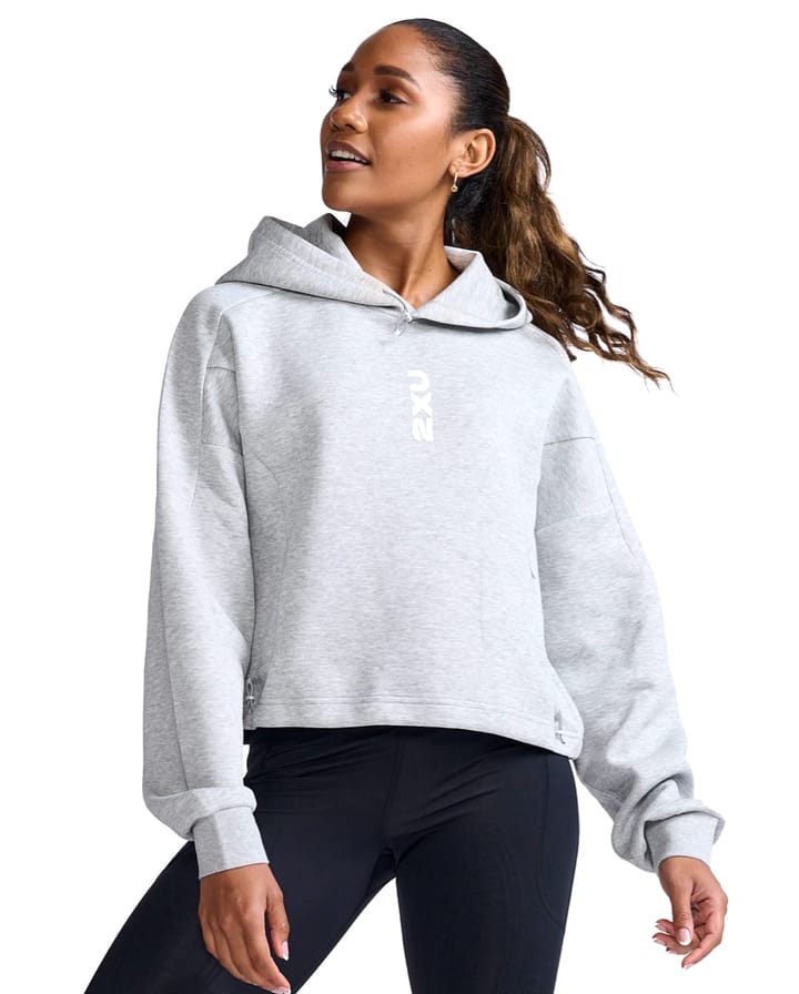 2XU Form Hoodie Grey Marle/White 2XU