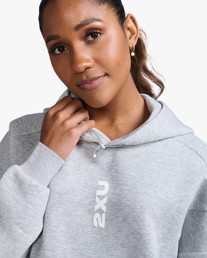 2XU Form Hoodie Grey Marle/White 2XU