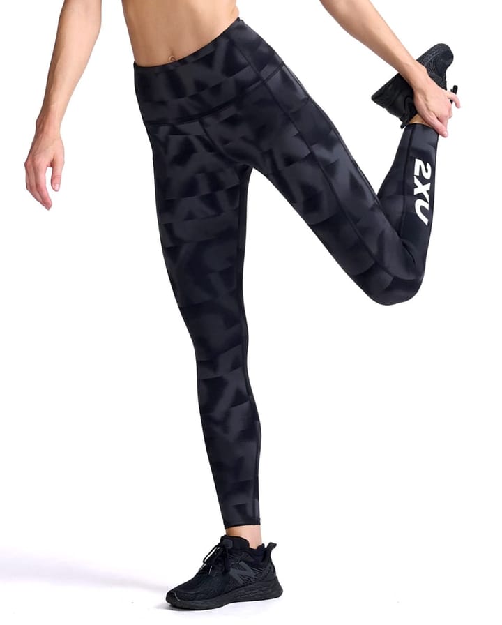 2XU W Form Lineup Hi-Rise Comp Tigh Halftone Splice/White 2XU