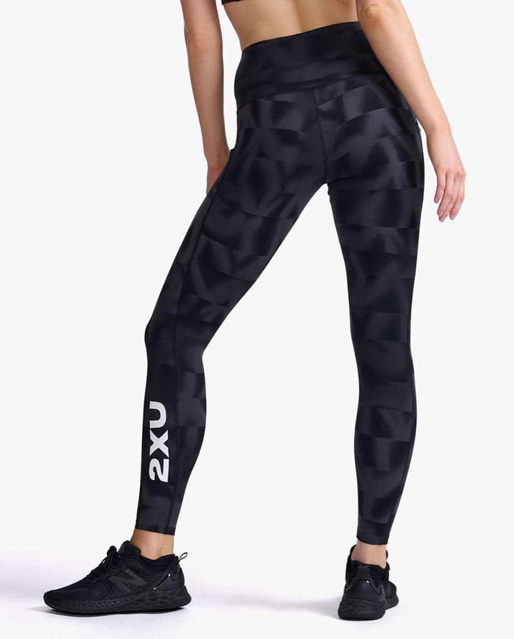 2XU W Form Lineup Hi-Rise Comp Tigh Halftone Splice/White 2XU