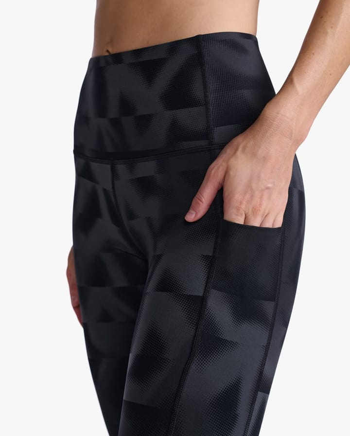 2XU W Form Lineup Hi-Rise Comp Tigh Halftone Splice/White 2XU