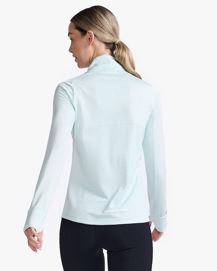 2XU Women's Ignition 1/4 Zip Glacier/White Reflective 2XU