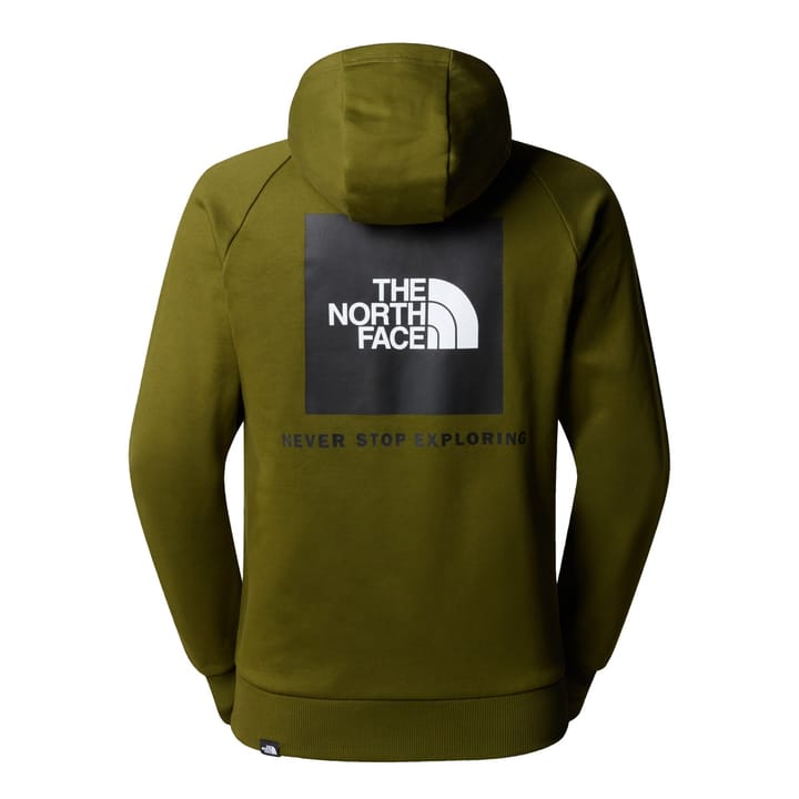 The North Face M Raglan Red Box Hd Forest Olive The North Face