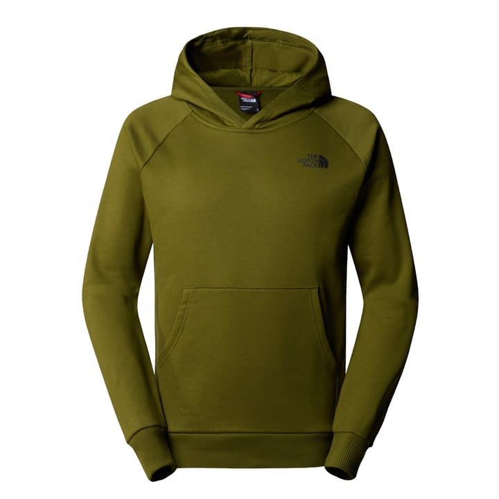 The North Face M Raglan Red Box Hd Forest Olive The North Face