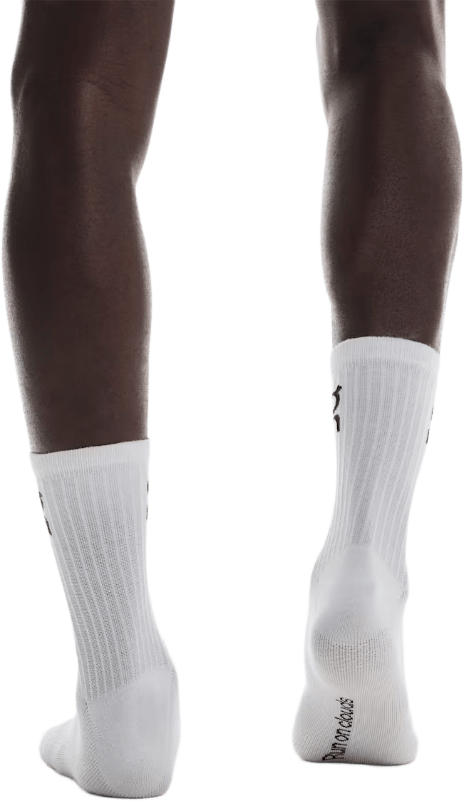 On Logo Sock High 3p White On