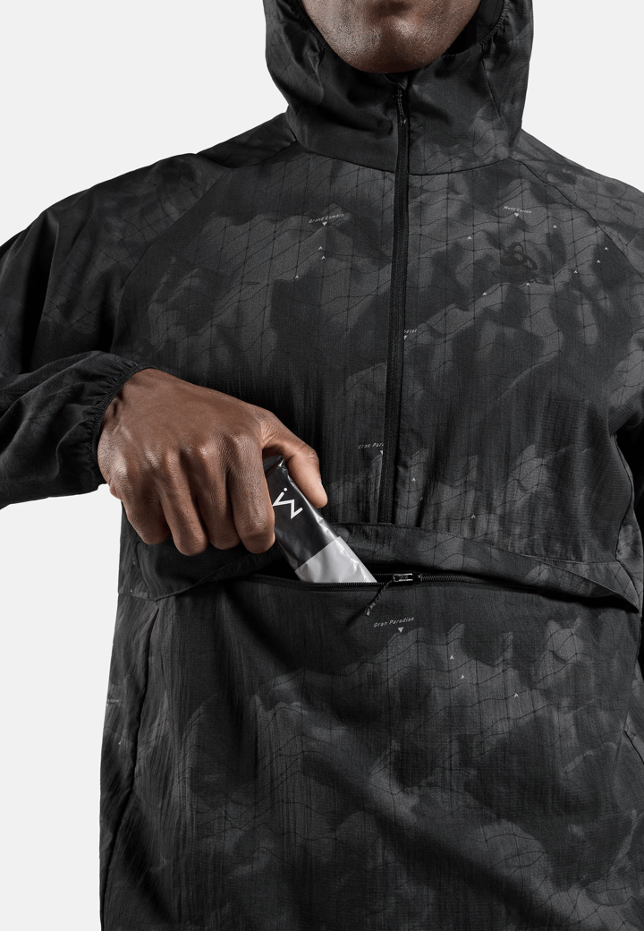 Odlo Men's Jacket Zeroweight Print Black Odlo