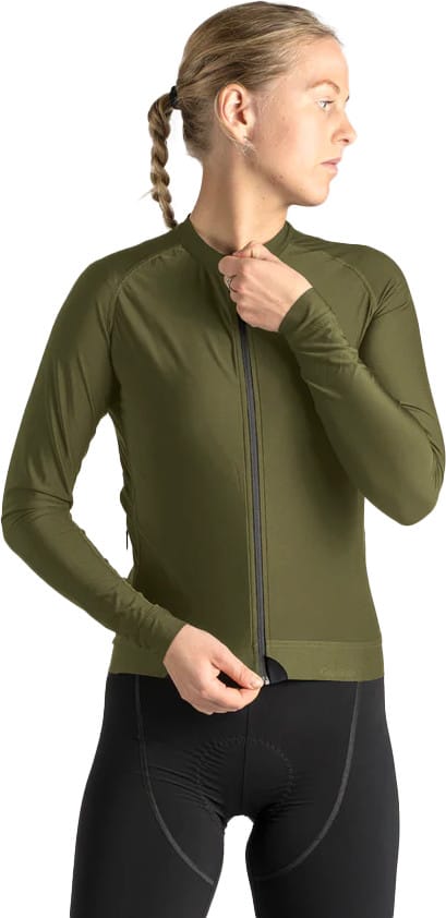 Gripgrab Women's Pacr Long Sleeve Jersey Olive Green Gripgrab