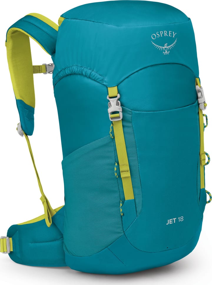 Osprey Kids' Jet 18 Blue Spikemoss/Lemongrass Osprey Osprey Kids' Jet 18 Blue Spikemoss/Lemongrass Osprey