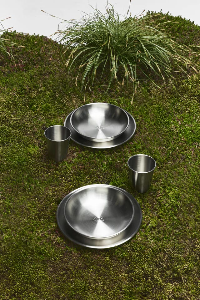 Rains The 2-Course Set + Cups Steel Rains