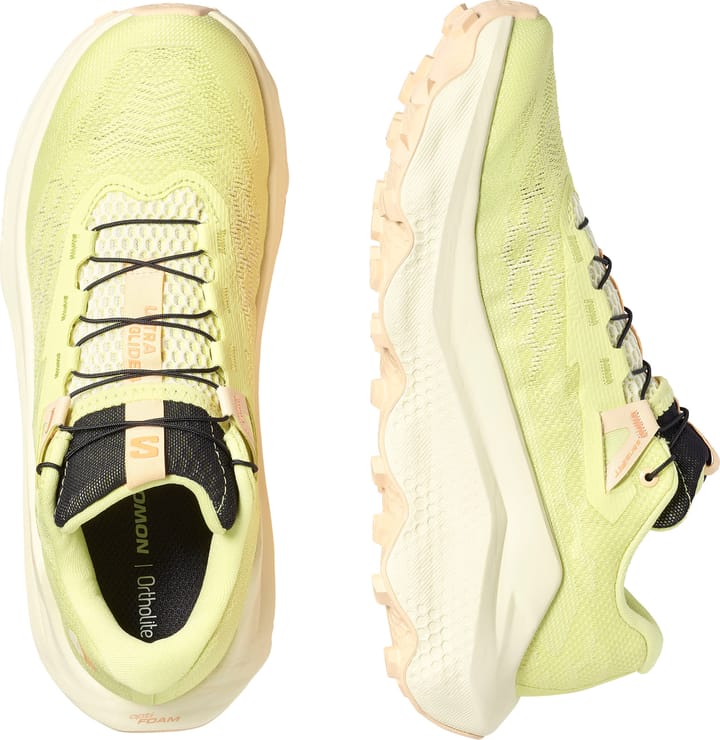 Salomon Women's Ultra Glide 4 Sunny Lime / Transparent Yellow / Almond Cream Salomon