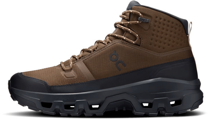 On Men's Cloudrock Mid Waterproof Earth/Black On