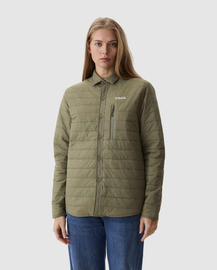 Yama Ember Puffer Shirt Moss Green Yama