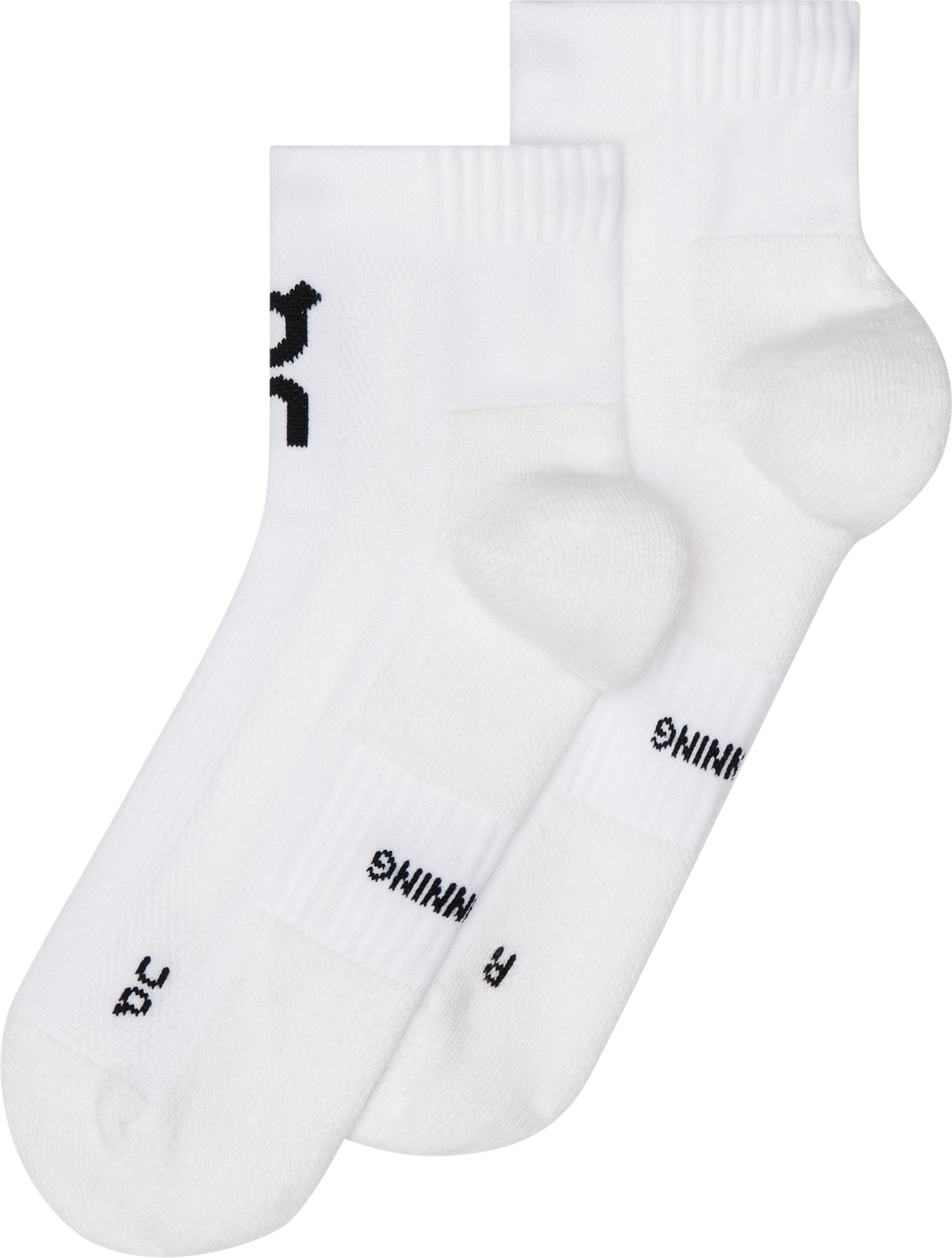 On Core Run Sock Mid 2P Black