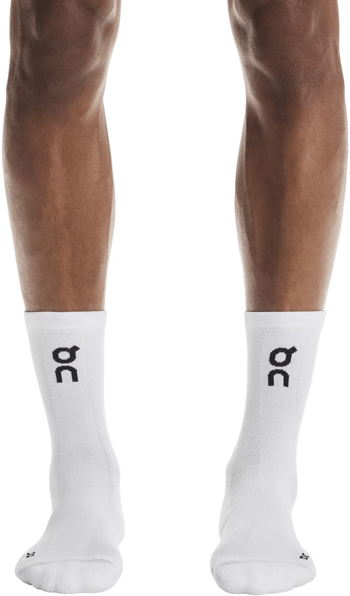 On Core Run Sock High 2p White On