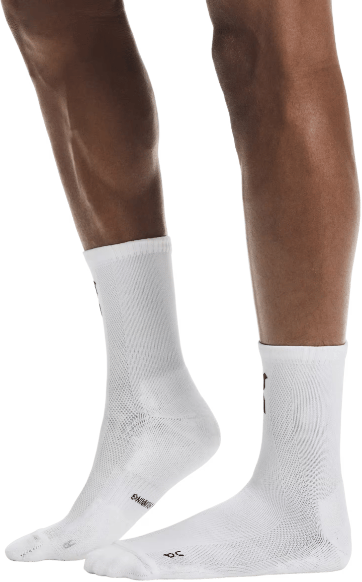 On Core Run Sock High 2p White On