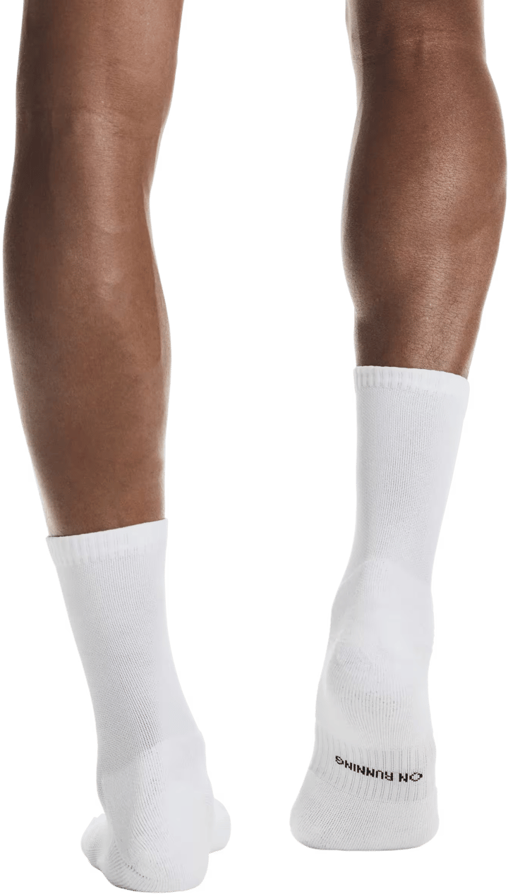 On Core Run Sock High 2p White On