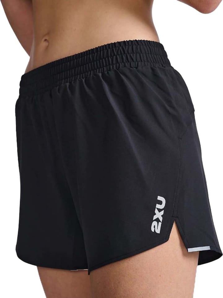 2XU Women's Aero 5" Shorts Black/Silver Reflective 2XU