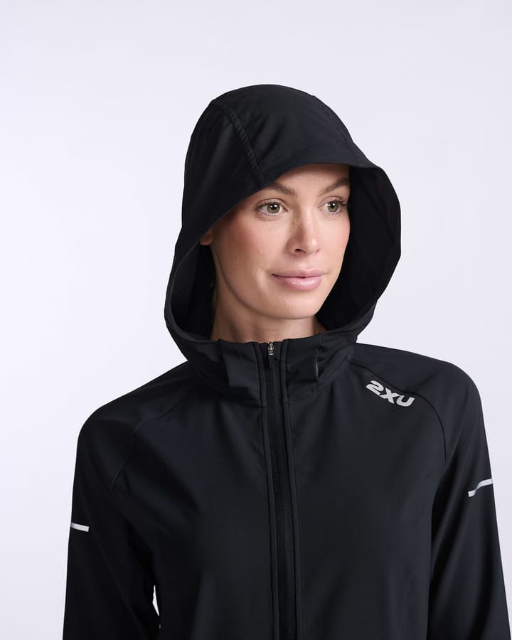 Women's Aero Jacket BLACK/SILVER REFLECTIVE 2XU