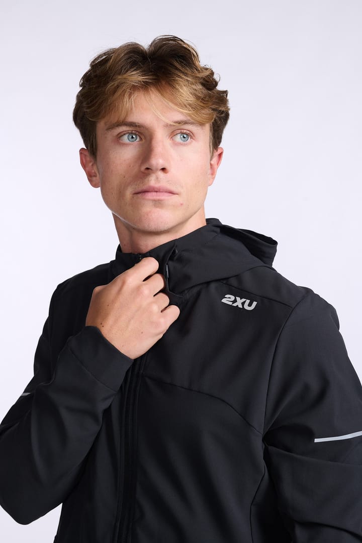 Men's Aero Jacket BLACK/SILVER REFLECTIVE 2XU