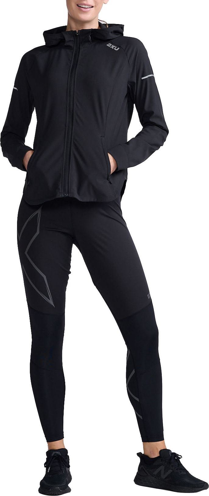 Women's Aero Jacket BLACK/SILVER REFLECTIVE