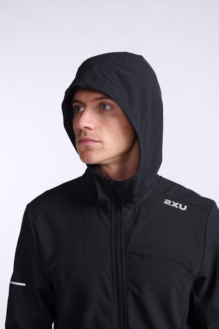 Men's Aero Jacket BLACK/SILVER REFLECTIVE 2XU