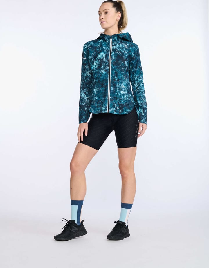 Women's Aero Trailscape Jacket TRAILSCAPE BLUEJAY/SLVRREFLECT 2XU