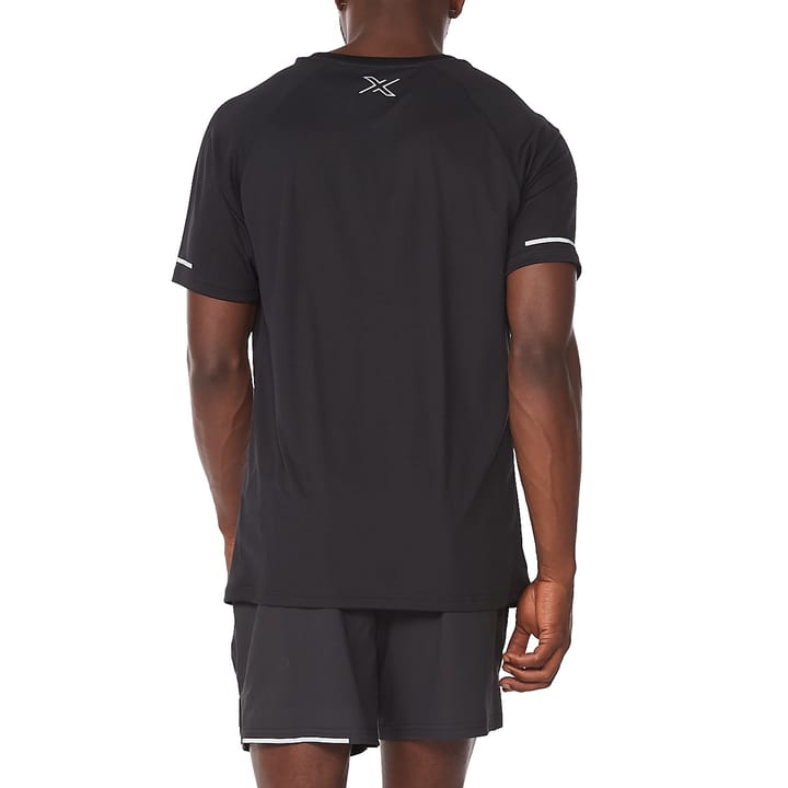 Men's Aero Tee Black/Silver Reflective 2XU