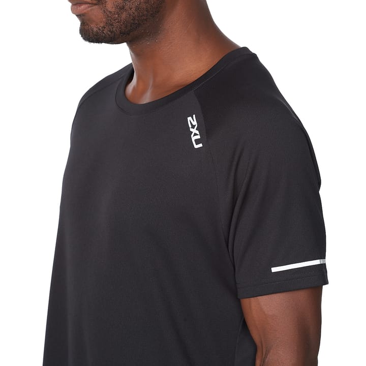 Men's Aero Tee Black/Silver Reflective 2XU