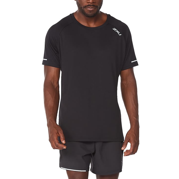 Men's Aero Tee Black/Silver Reflective 2XU