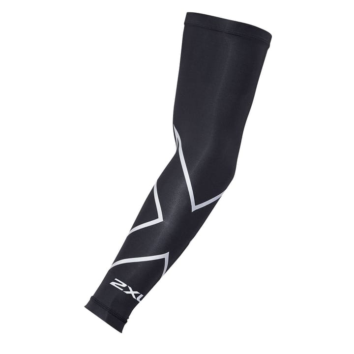2XU Compression Arm Guard (Single) Black/Silver 2XU