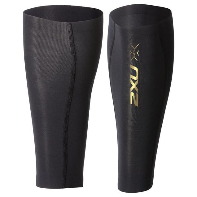 2XU Unisex Compression Calf Sleeves - Black/Grey