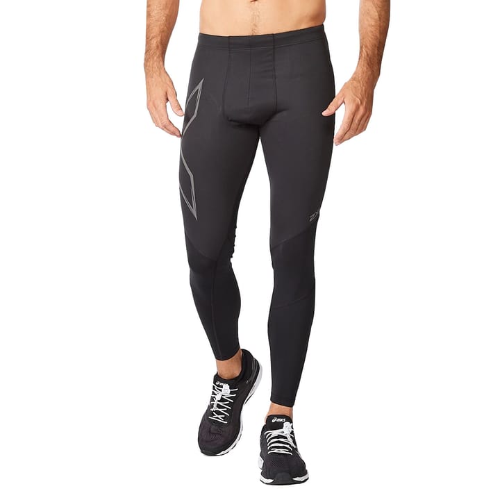 2XU Men's Ignition Shield Compression Tights Black/ Black Reflective 2XU