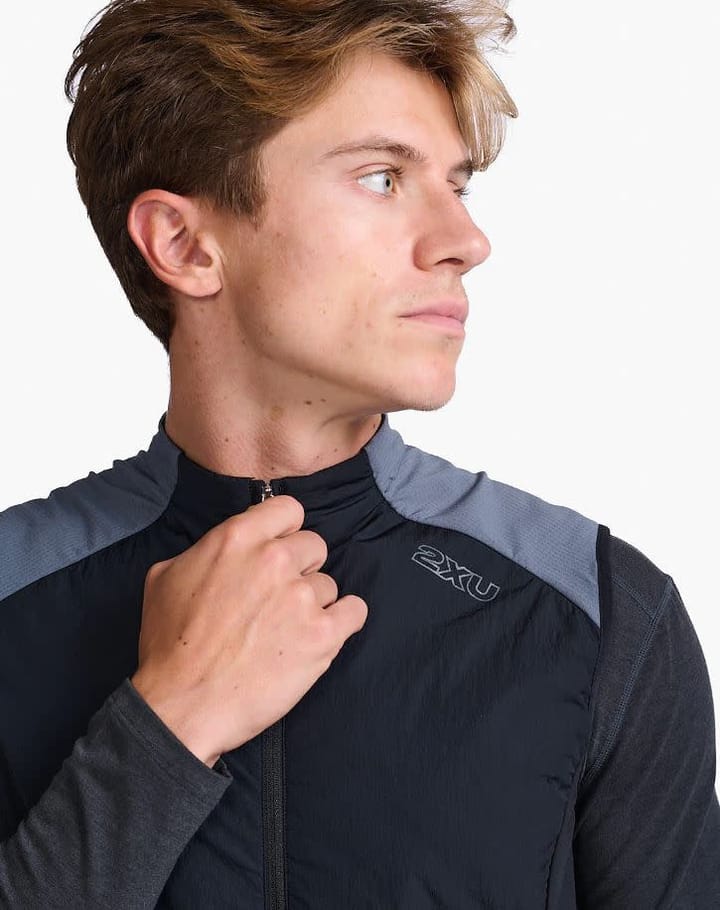 Men's Light Speed Hybrid Vest BLACK/TURBULENCE 2XU